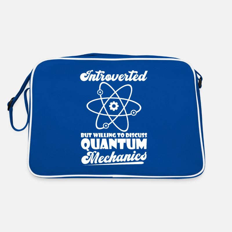 Physics Physicists Introverted Quantum Physics Retro Bag