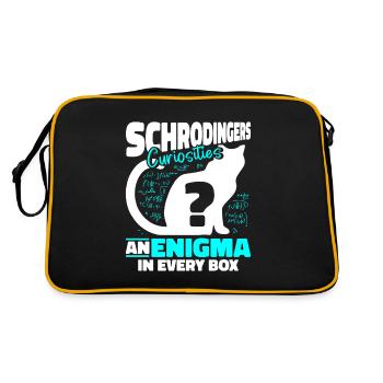 Physique Phyker Schrödinger Physique quantique - Sac Retro - noir/or - Dos
