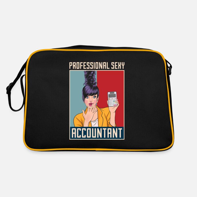 Calculatrice de conseiller fiscal comptable Sac Retro
