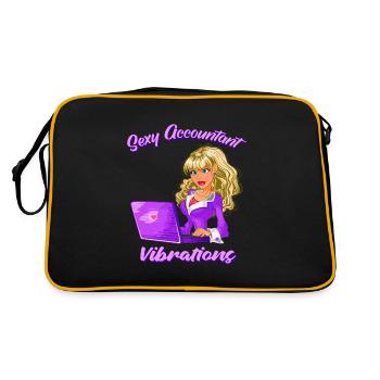 Comptable Conseiller fiscal Vibrations - Sac Retro - noir/or - Dos