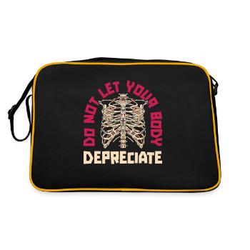 Comptable Conseiller fiscal Lustig - Sac Retro - noir/or - Dos