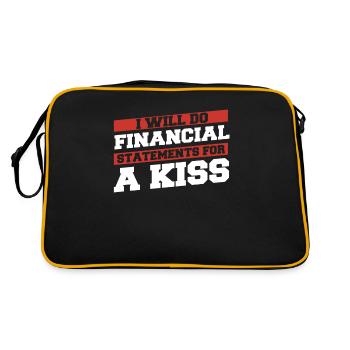 Expert-comptable, Conseiller fiscal, Lustig - Sac Retro - noir/or - Dos