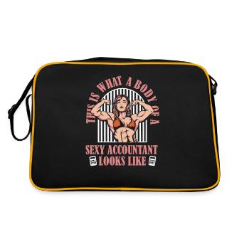 Comptable Conseiller fiscal Lustig - Sac Retro - noir/or - Dos
