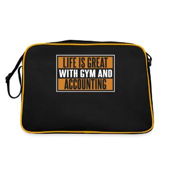 Comptable Conseiller fiscal Gym - Sac Retro - noir/or - Dos