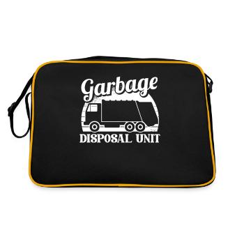 Truck Driver Trucker Truck Driver Disposal - Retro Bag - black/gold - Back