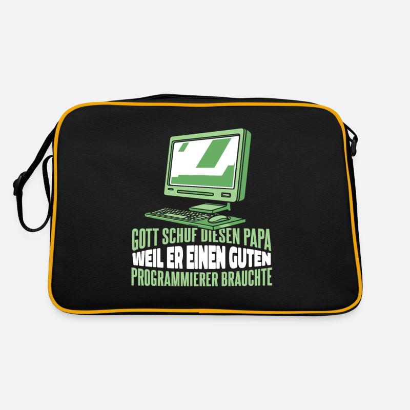 Entwickler Coder Programmierer Retro Tasche