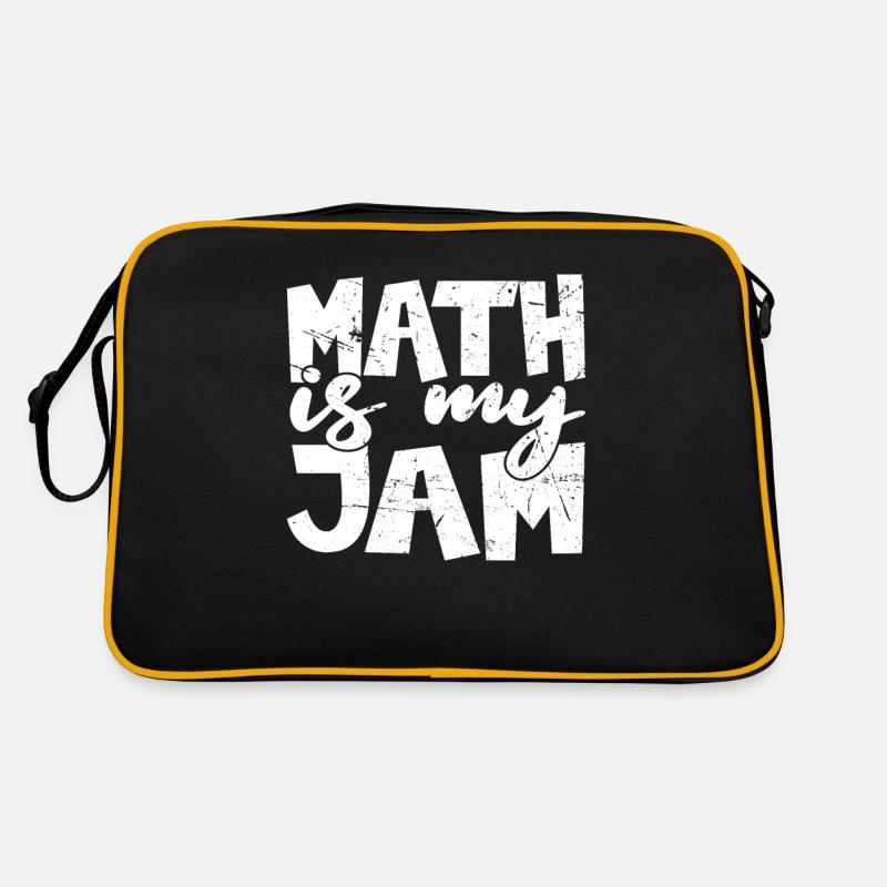 Mathelehrer Mathe Lehrer Mathe Nachhilfelehrer Retro Tasche