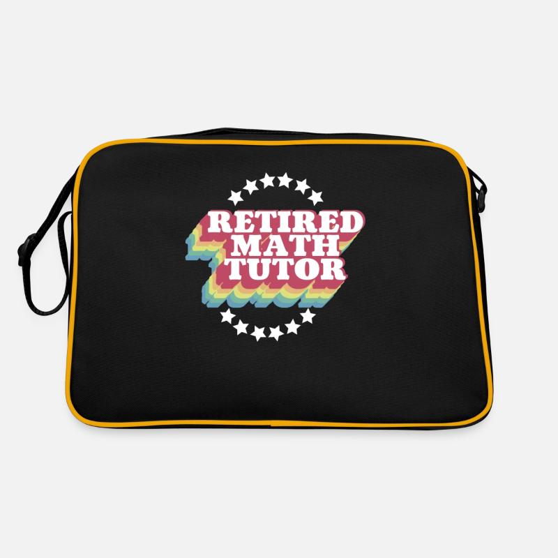 Mathelehrer Mathe Lehrer Mathe Nachhilfelehrer Retro Tasche