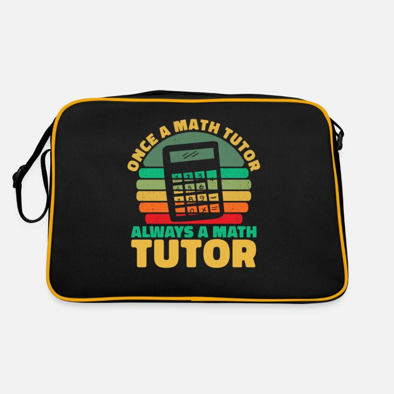 Math Teacher Math Teacher Calculator Retro Bag