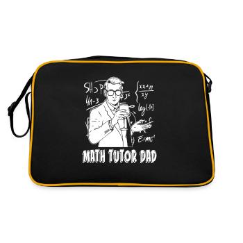 Math Teacher Math Teacher Dad - Retro Bag - black/gold - Back