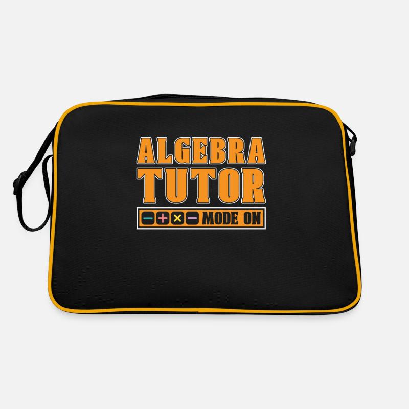 Math Teacher Math Teacher Algebra Retro Bag