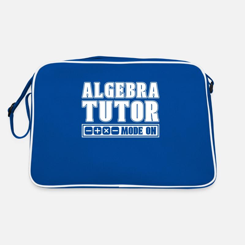 Mathelehrer Mathe Lehrer Algebra Retro Tasche