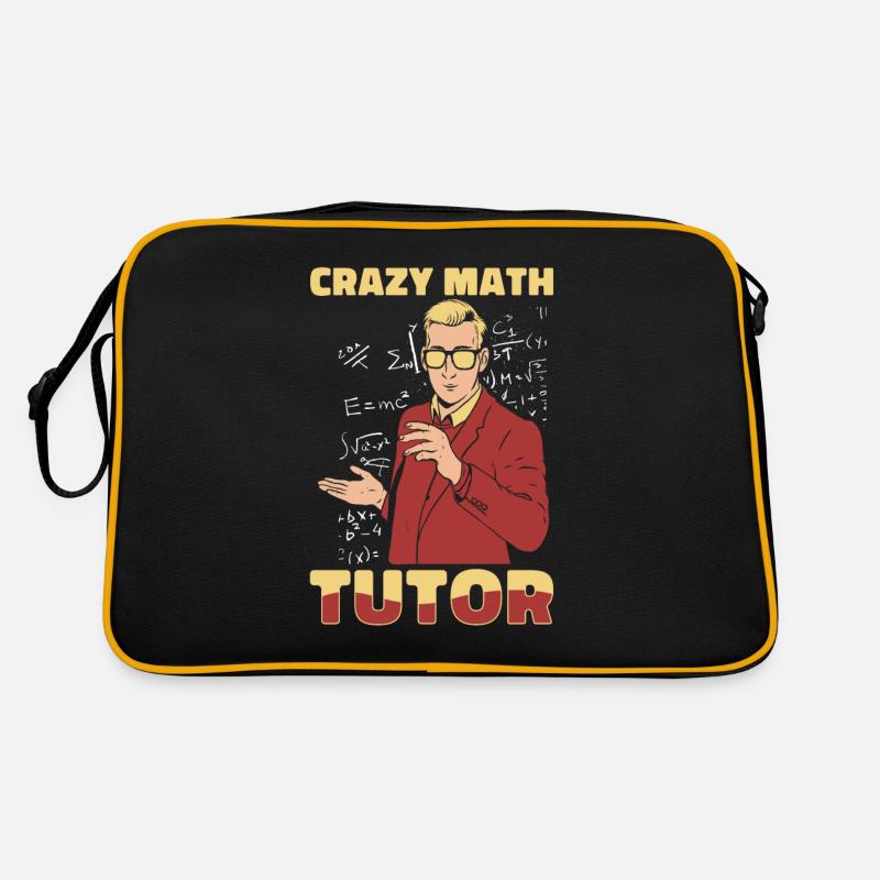 Professeur de maths Professeur de maths Fou Sac Retro