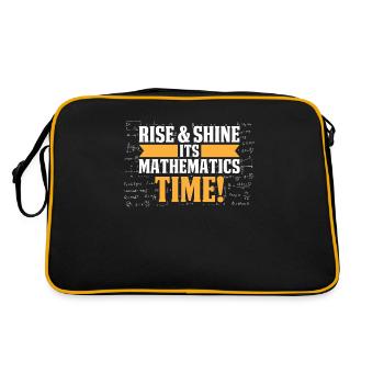 Math Teacher Math Teacher Time - Retro Bag - black/gold - Back