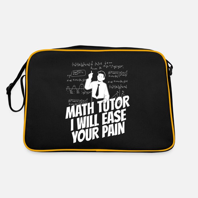Math Teacher Math Teacher Funny Retro Bag