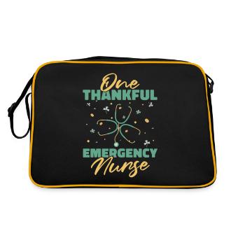 Nurse Stethoscope - Retro Bag - black/gold - Back