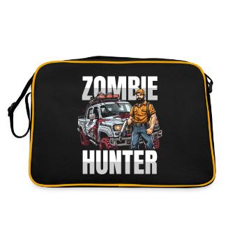 Zombie Halloween Hunter - Retro Bag - black/gold - Back