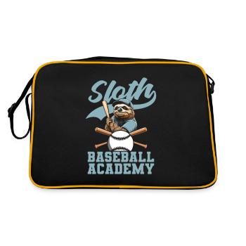Sloth Cool Sloth Baseball - Retro Bag - black/gold - Back