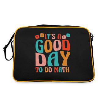 Math Teacher Math Teacher Math Tutor - Retro Bag - black/gold - Back