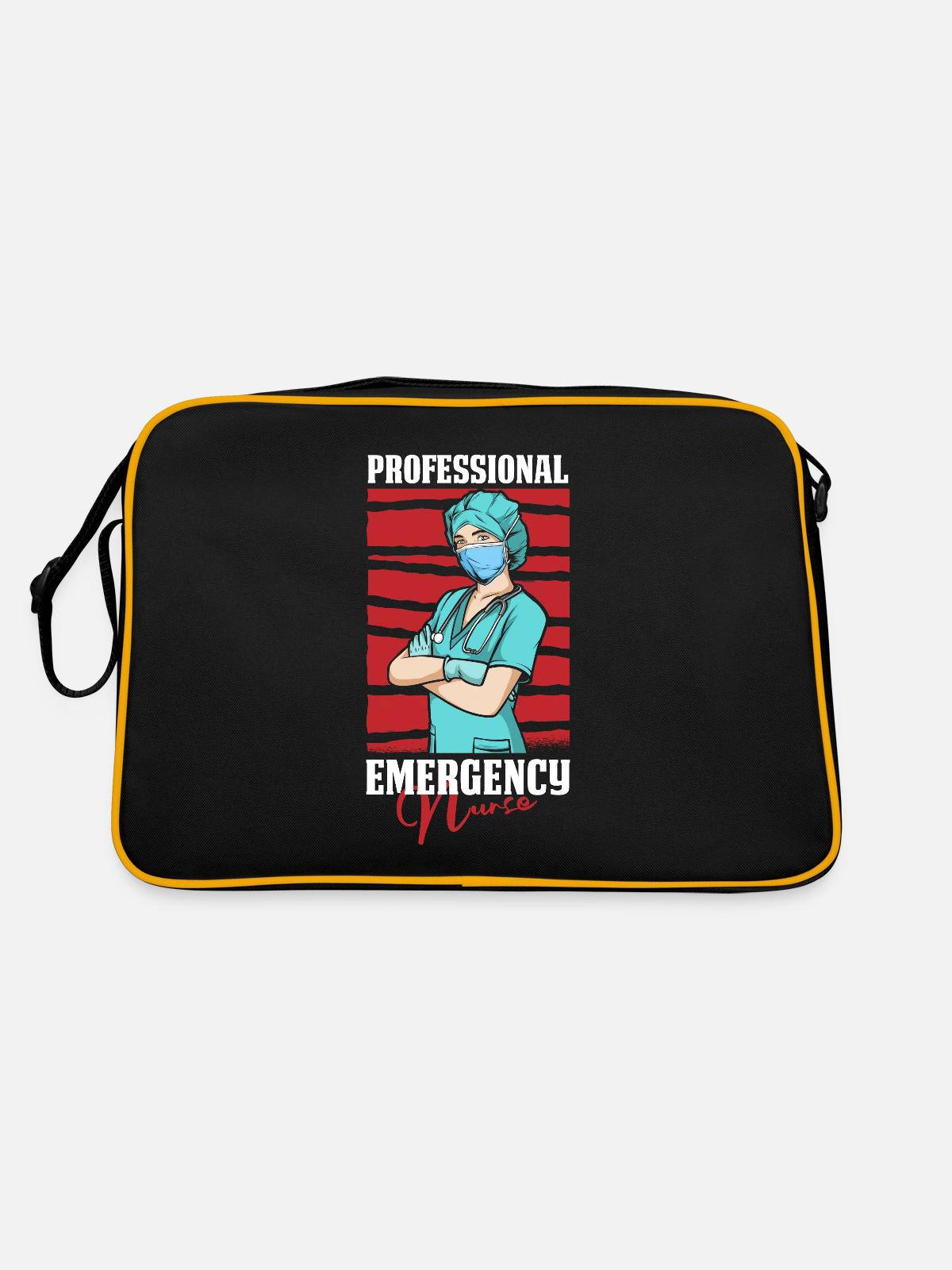 Nurse Professional - Retro Bag - black/gold - Back
