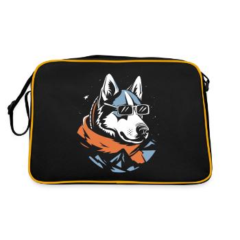 Wolf Sunglasses Scarf - Retro Bag - black/gold - Back