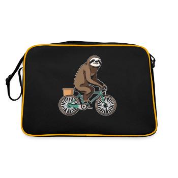 Sloth - Retro Bag - black/gold - Back