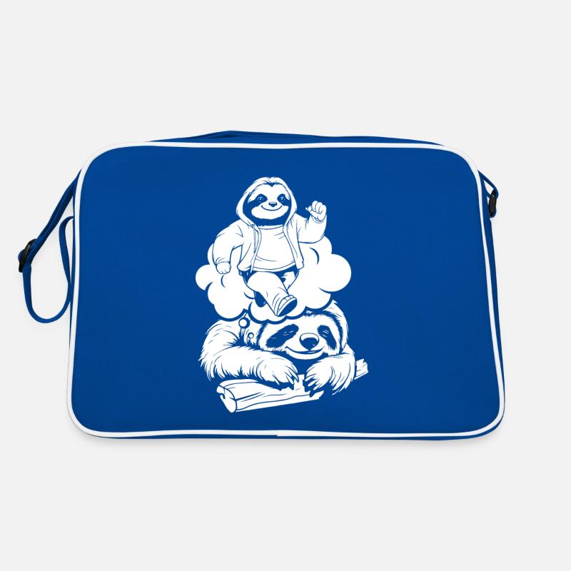 Sloth Funny Retro Bag