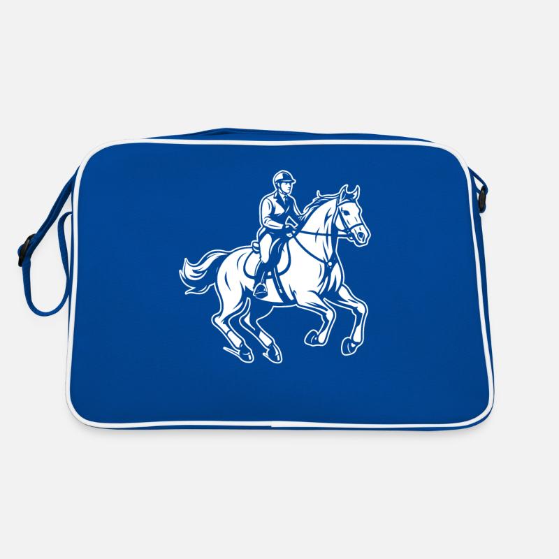 Pferd Reitsport Retro Tasche