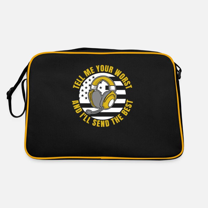 Emergency call control center operations center cool Retro Bag