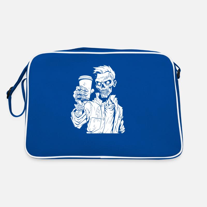 Coffee Cafe Halloween Zombie Retro Bag