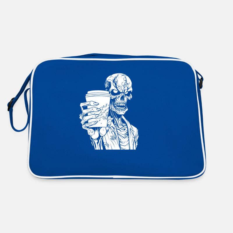 Kaffee Cafe Halloween Zombie Hand Retro Tasche