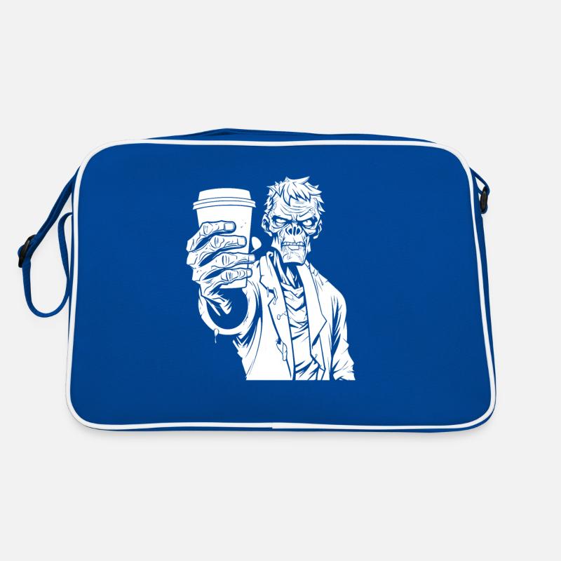 Kaffee Cafe Halloween Zombie Hand Retro Tasche