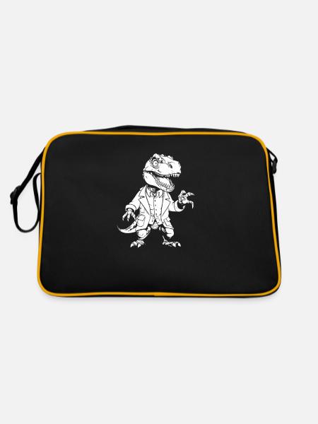 Trex T Rex Dino Cool - Sac Retro - noir/or - Dos