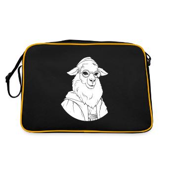 Lama chrétien chrétien - Sac Retro - noir/or - Dos
