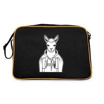 Lama chrétien chrétien - Sac Retro - noir/or - Dos