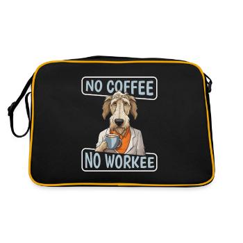 Café Café Irish Wolfhound - Sac Retro - noir/or - Dos