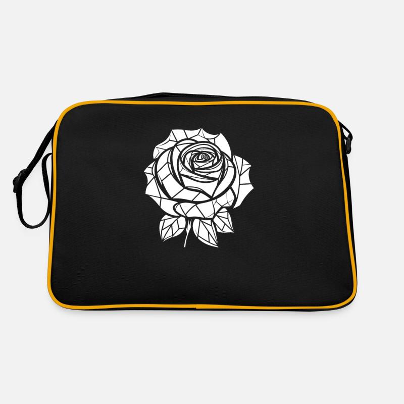 Rote Rose Goth Retro Tasche