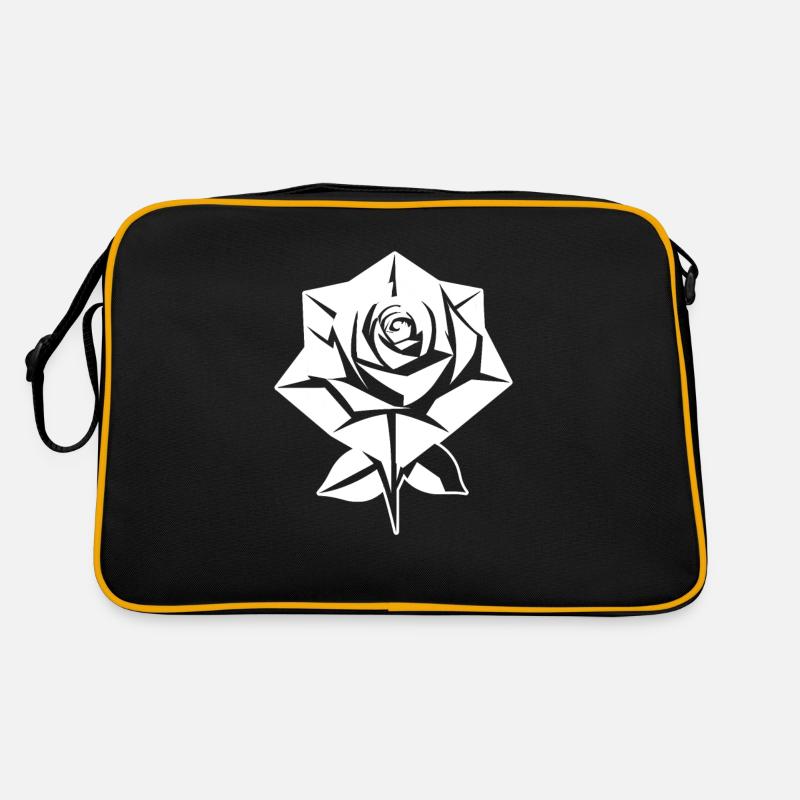 Rose rouge Goth Sac Retro