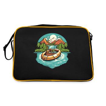 Rafting - Retro Bag - black/gold - Back