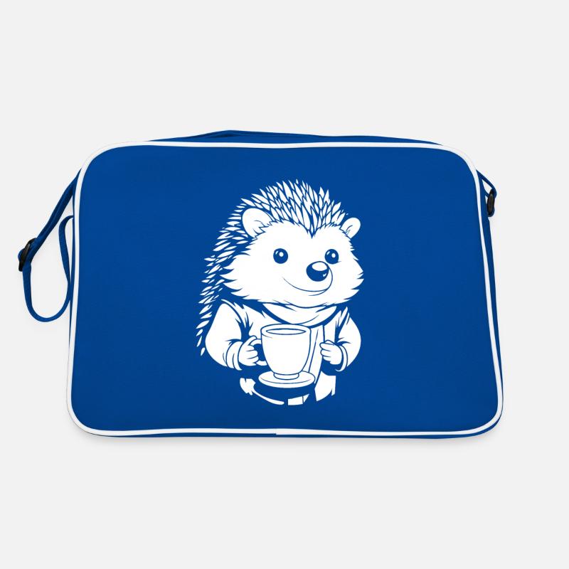 Hedgehog Coffee Retro Bag