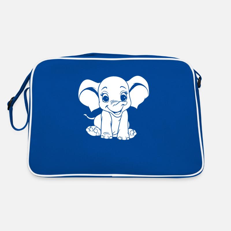 Elephant Smiling Retro Bag