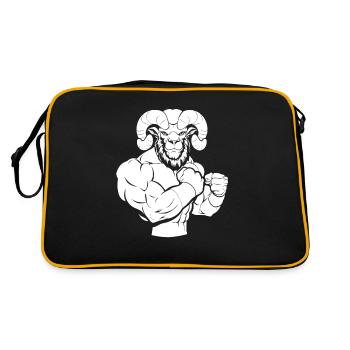 Moutons de remise en forme - Sac Retro - noir/or - Dos