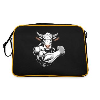 Vache de remise en forme - Sac Retro - noir/or - Dos