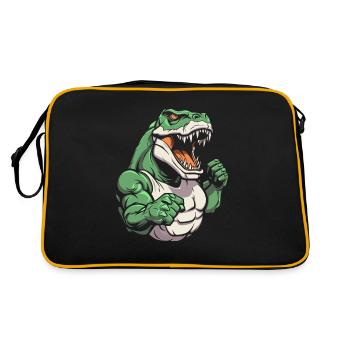 Fitness T Rex - Sac Retro - noir/or - Dos