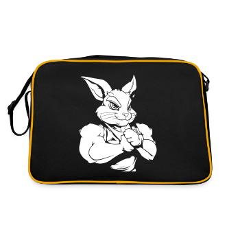 Fitness Lapin - Sac Retro - noir/or - Dos