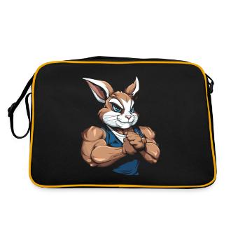 Fitness Lapin - Sac Retro - noir/or - Dos