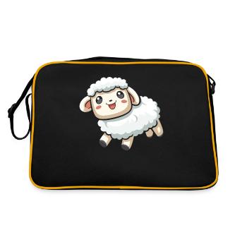 Sheep - Retro Bag - black/gold - Back