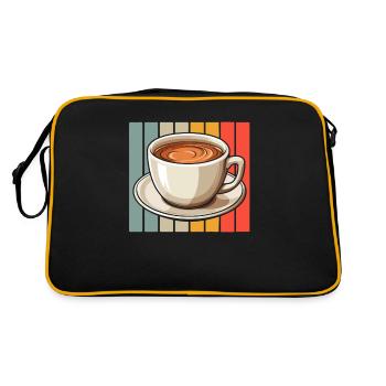 Coffee Cafe - Retro Bag - black/gold - Back
