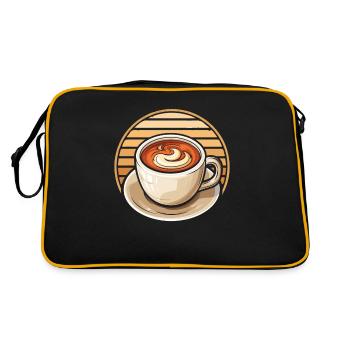 Coffee Cafe - Retro Bag - black/gold - Back