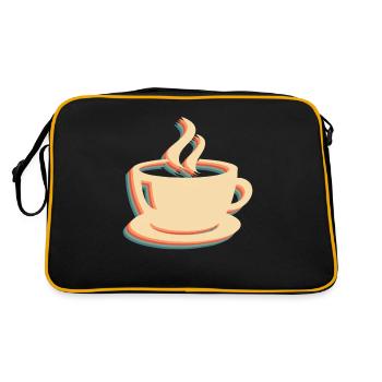 Coffee Cafe - Retro Bag - black/gold - Back